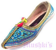 Beaded Slippers - click here for large view